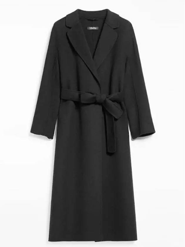 Women's Esturian Virgin Wool Single Coat Black - MAX MARA - BALAAN 3