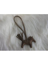 Rodeo PM Charm Key Holder Etoupe - HERMES - BALAAN 3