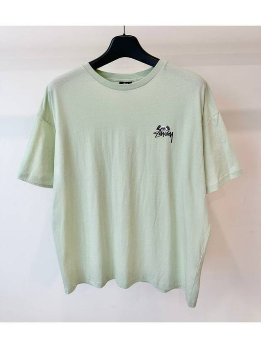 AU Australia ANGEL RELAXED T Shirt ST1235008 Washed Green WOMENS - STUSSY - BALAAN 1