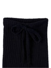 Ribbon Ribbed Boucle Leg Warmers Black - HIGH SCHOOL DISCO - BALAAN 6