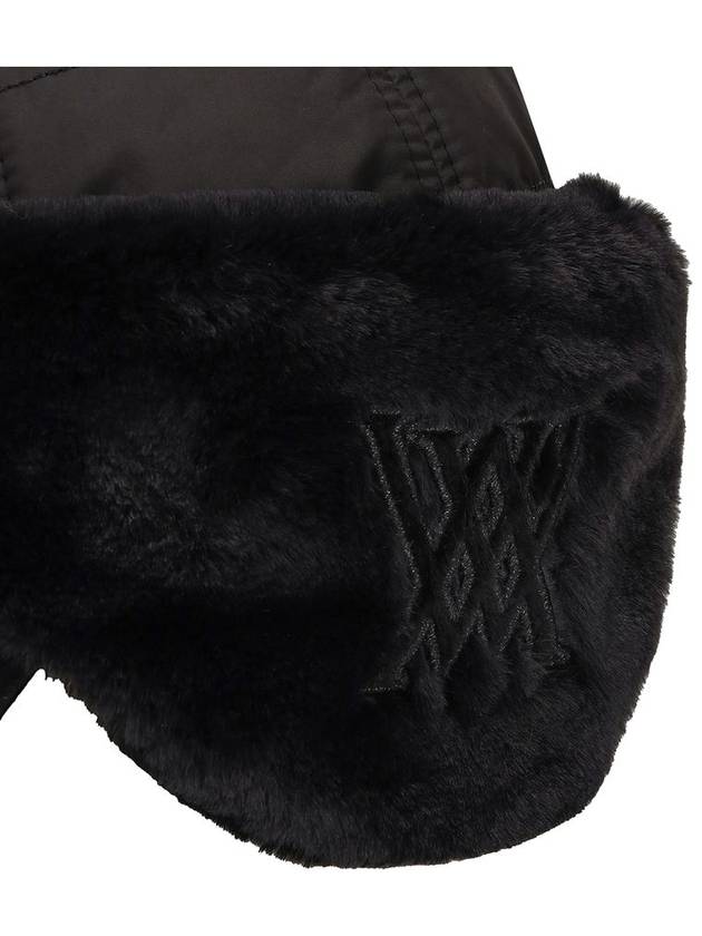 Official W EARMUFF BALLCAP BK - ANEWGOLF - BALAAN 8