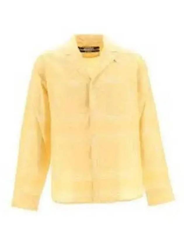 La Chemise Luis Paisley Print Long Sleeve Shirt Yellow - JACQUEMUS - BALAAN 2