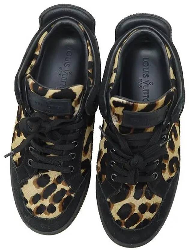 Smith Market Leopard Sneakers Women s Shoes - LOUIS VUITTON - BALAAN 4