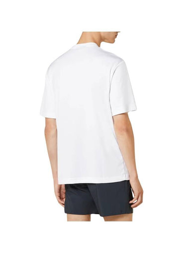 Ade Logo Print Short Sleeve T-Shirt White - J.LINDEBERG - BALAAN 1