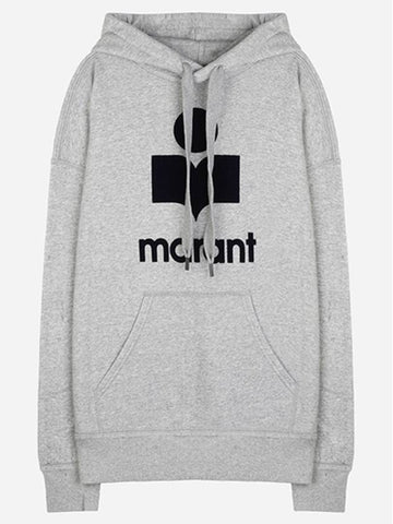 24SS SW0001FA B1M12E GYMD Mansell Hooded Sweatshirt Gray - ISABEL MARANT - BALAAN 1