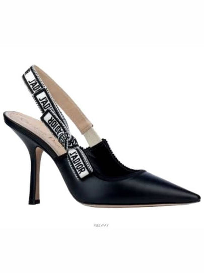 J'Adior Slingback Heels Black - DIOR - BALAAN 2