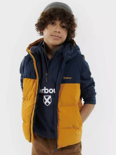 Kids Padded Vest CGI0012 Orange Boys XXL 14 15Y - BARBOUR - BALAAN 1