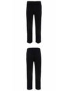 Pleated Straight Pants Black - ISSEY MIYAKE - BALAAN 5