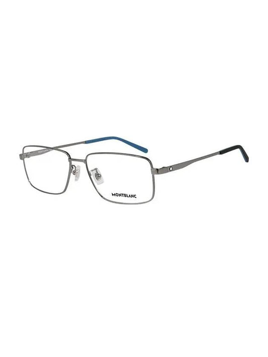 Rectangle Metal Eyeglasses Ruthenium - MONTBLANC - BALAAN 2