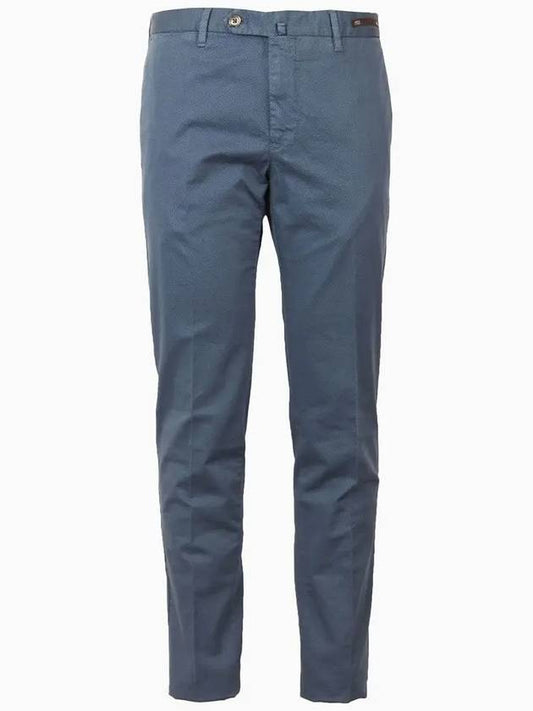 Men's Chino Slim Fit Slacks Blue - PT01 - BALAAN.