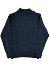 Baby Fox Patch Cosy Cardigan Dark Grey - MAISON KITSUNE - BALAAN 3