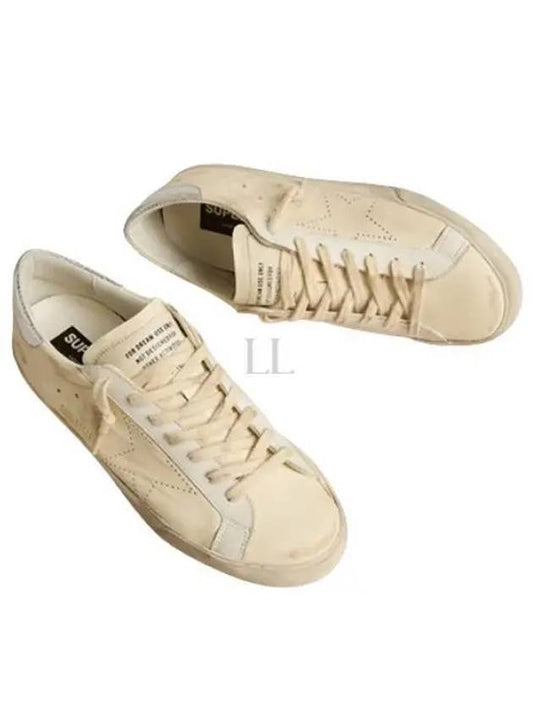 Superstar Leather Low Top Sneakers Silver Beige - GOLDEN GOOSE - BALAAN 2
