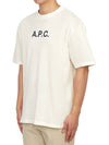 Moran Openwork Short Sleeve T-Shirt White - A.P.C. - BALAAN 3