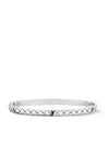 Coco Crush Quilted Diamond Motif Bracelet Silver - CHANEL - BALAAN 2