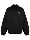 Gaffer Padded Cotton Bomber Jacket Black - BALENCIAGA - BALAAN 2