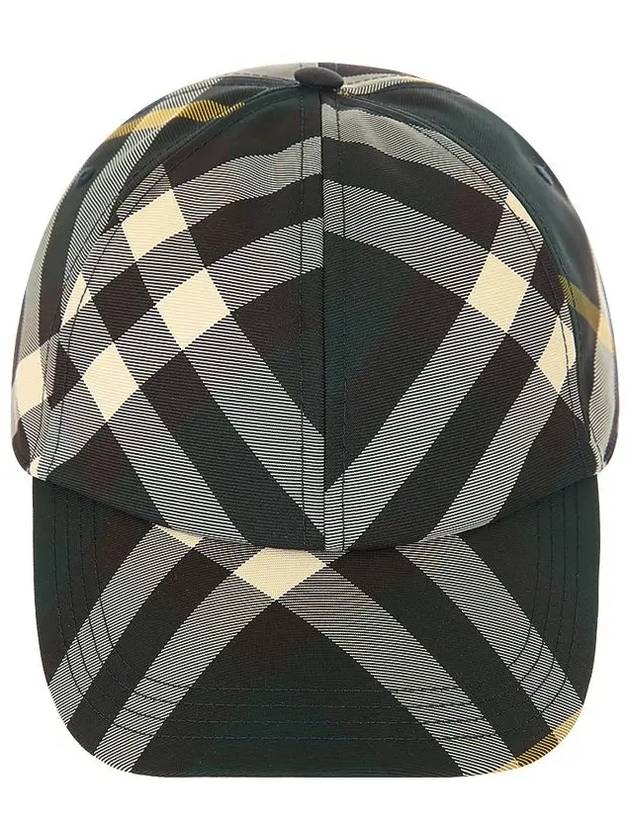 Check pattern ball cap green - BURBERRY - BALAAN 2