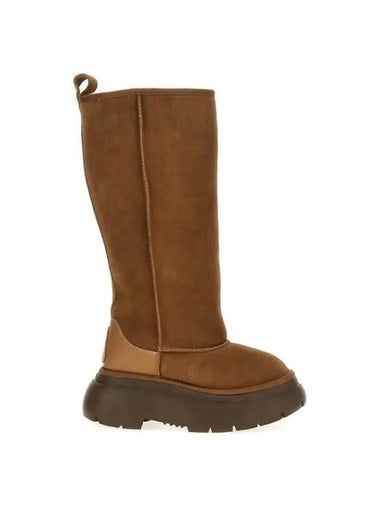 Platform suede high boots WS066S137ALIGHTBROWN - R13 - BALAAN 1