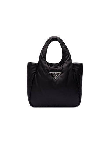 Small Padded Re-Nylon Tote Bag Nero - PRADA - BALAAN 1