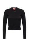 M-Areesax Knit Top Black - DIESEL - BALAAN 2