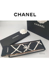 Ribbon Twilly Scarf Hairband Black Pink AAA393 - CHANEL - BALAAN 1