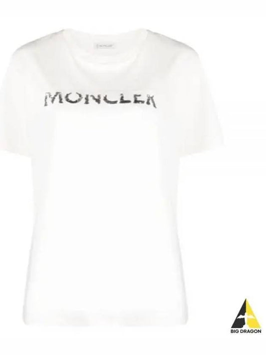 8C00028 829HP 034 Logo Short Sleeve T Shirt - MONCLER - BALAAN 1