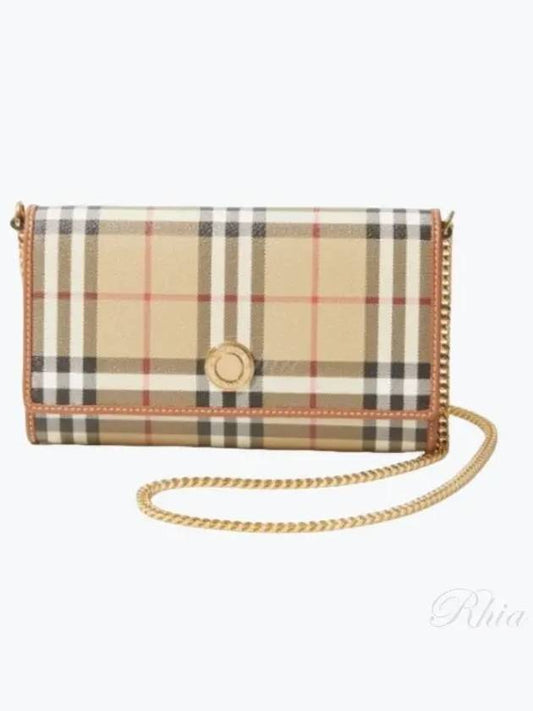 Vintage Check Chain Mini Cross Bag Archive Beige - BURBERRY - BALAAN 2