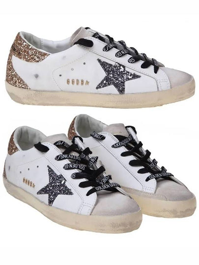 Super-Star Glittered Sneakers White - GOLDEN GOOSE - BALAAN 2