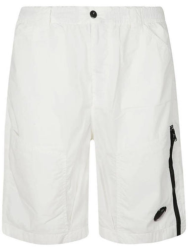 50 Fili Stretch Shorts White - CP COMPANY - BALAAN 1