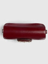 Horsebit 1955 Small Leather Shoulder Bag Rosso Ancora Red - GUCCI - BALAAN 6