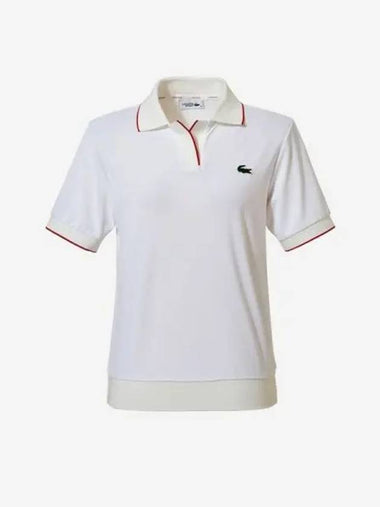 Open collar short sleeve polo 70V - LACOSTE - BALAAN 1