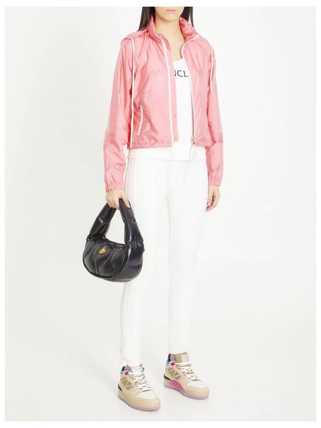 Women's Alose Zip Up Hoodie Pink - MONCLER - BALAAN 3