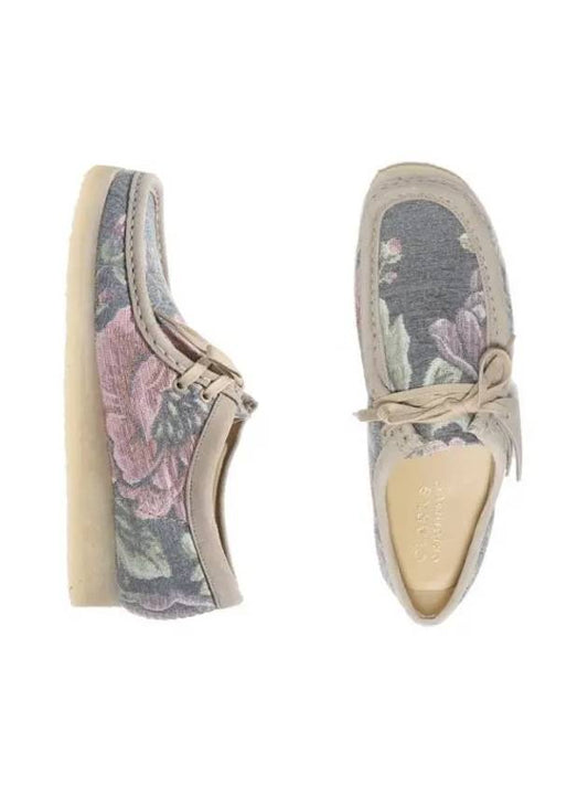 Wallaby Print Loafers Gray Floral - CLARKS - BALAAN 2