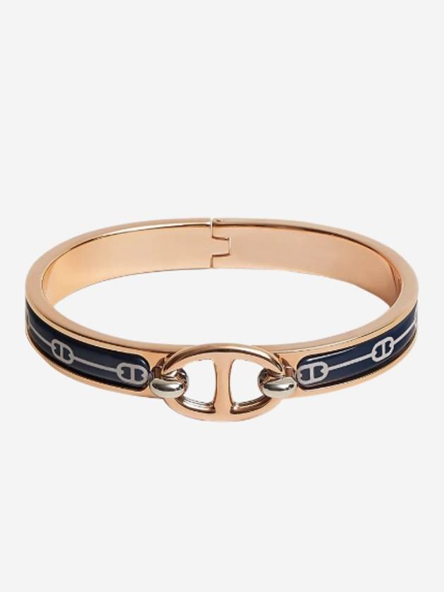 Mini Click Chaine Blue Stone Bracelet Rose Gold - HERMES - BALAAN 2