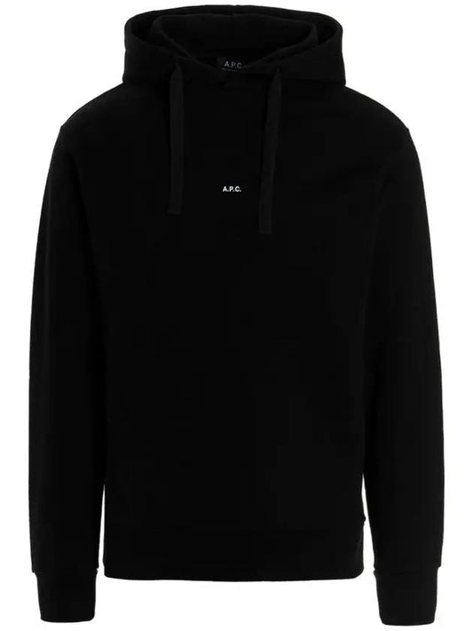 Larry small logo hoodie black - A.P.C. - BALAAN.