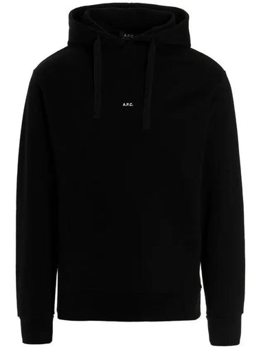 Larry Small Logo Hoodie Black - A.P.C. - BALAAN 1