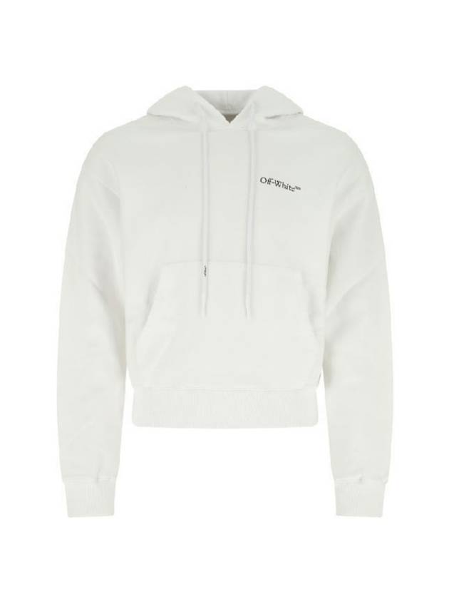 Back Graphic Printing Logo Hoodie White - OFF WHITE - BALAAN 1