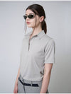 Collar Polo Shirt Light Grey - ATHPLATFORM - BALAAN 2