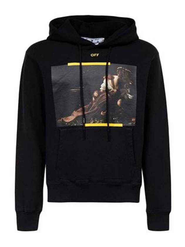 Arrow Graphic Slim Fit Hoodie Black - OFF WHITE - BALAAN 1