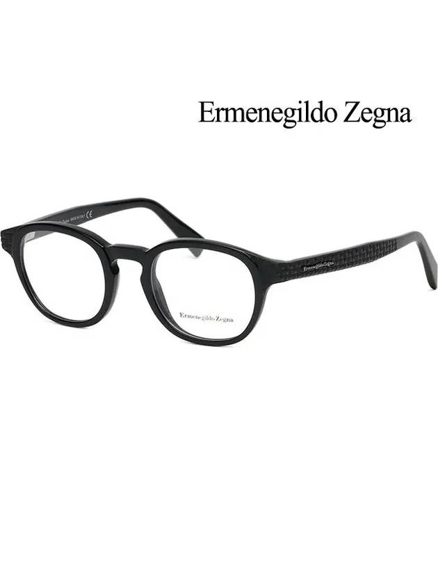 eyewear round glasses black - ERMENEGILDO ZEGNA - BALAAN 2