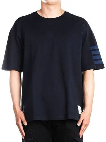 Men s short sleeve t shirt 270093 - THOM BROWNE - BALAAN 1