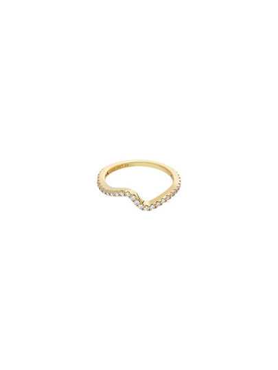 Sparkling Wave Ring Gold - PANDORA - BALAAN 2