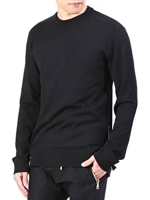 Side zipper wool knitwear S7H6009?M019?176 - BALMAIN - BALAAN 1