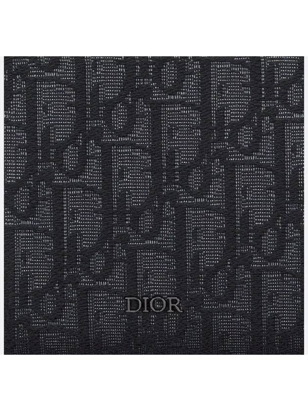 Safari North South Oblique Jacquard Tote Bag Black - DIOR - BALAAN 7