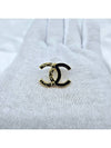 CC logo two tone earrings gold black - CHANEL - BALAAN 5