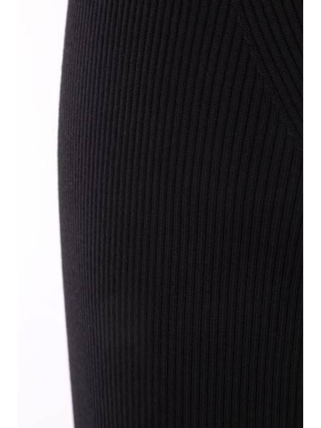 Rib Knit Pencil Skirt Black - ALEXANDER MCQUEEN - BALAAN 3