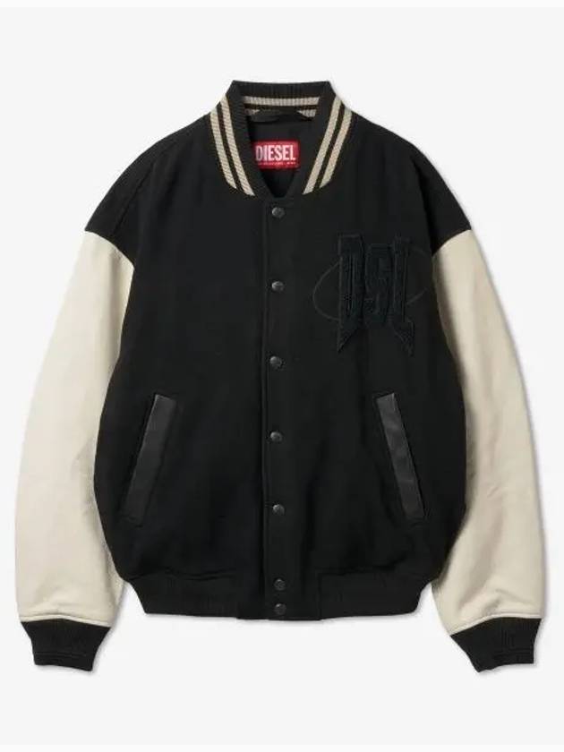 L Nyman Panel Bomber Jacket Black - DIESEL - BALAAN 2