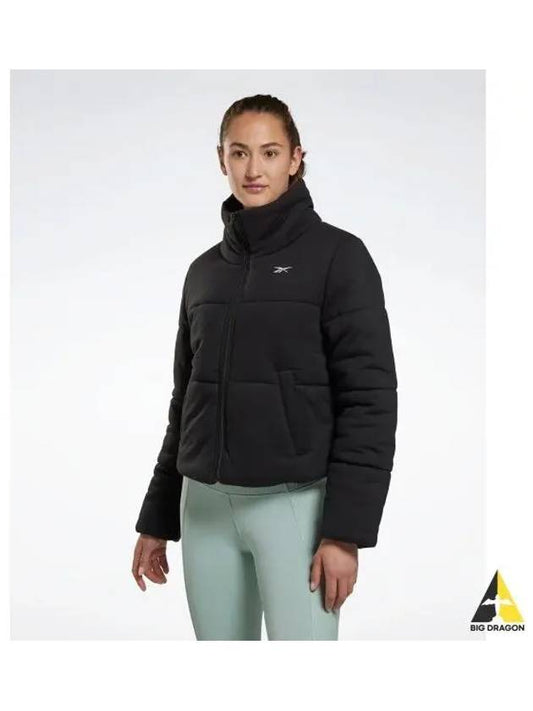 Studio Puffer Jacket Women Black HH7248 - REEBOK - BALAAN 1