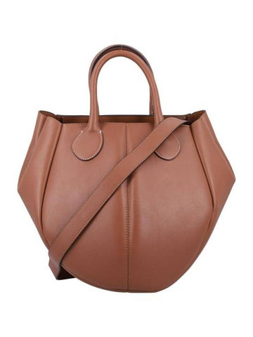 Punch Small Tote Bag Chestnut - JW ANDERSON - BALAAN 1