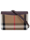 New Hampshire Shoulder Bag Burgundy - BURBERRY - BALAAN 4