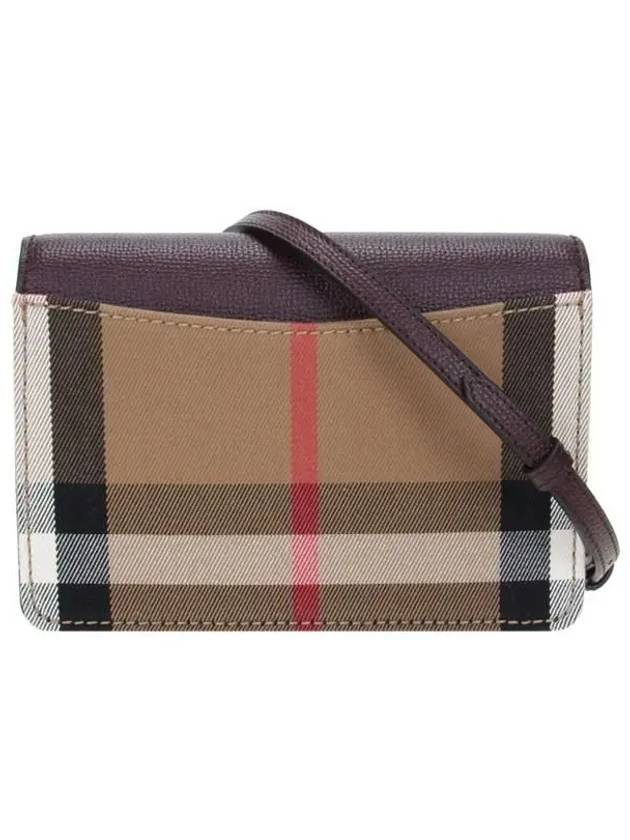 New Hampshire Shoulder Bag Burgundy - BURBERRY - BALAAN 4